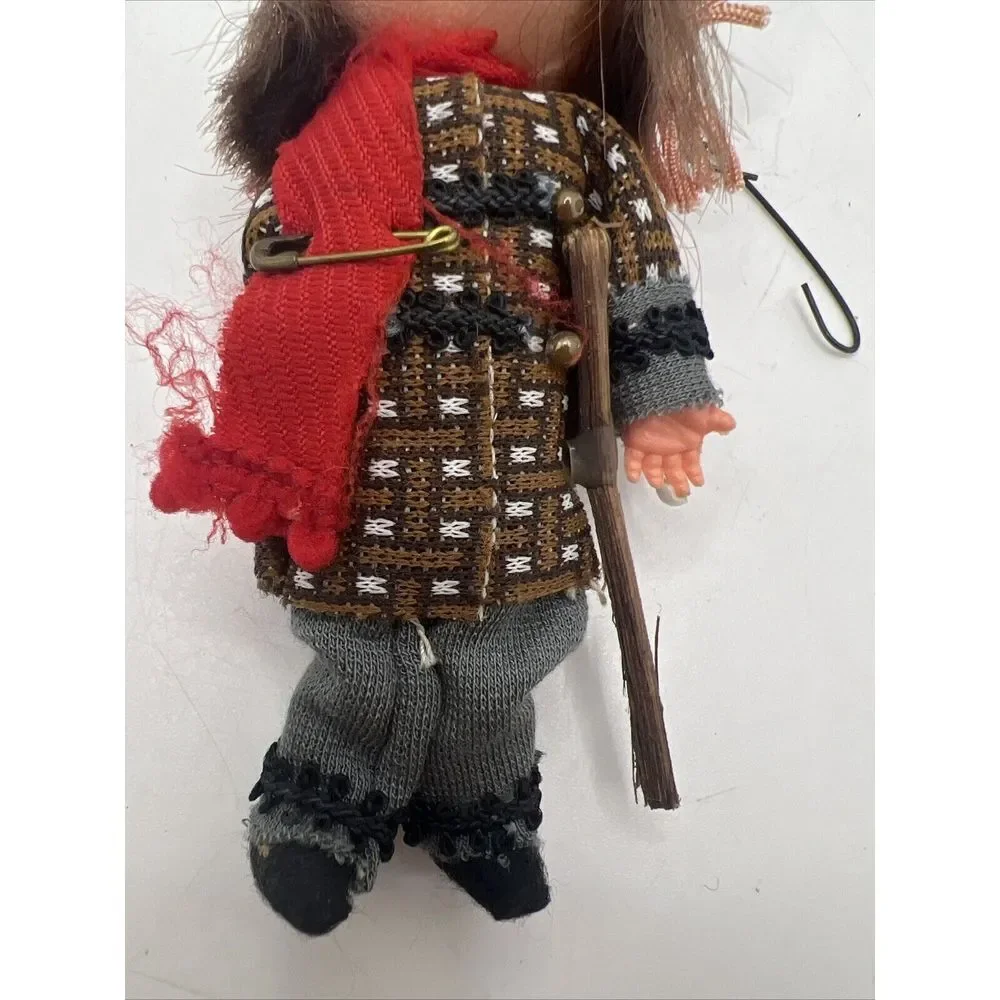 Vintage Kurt S Adler Fabric Felt Flocked Ornament‎